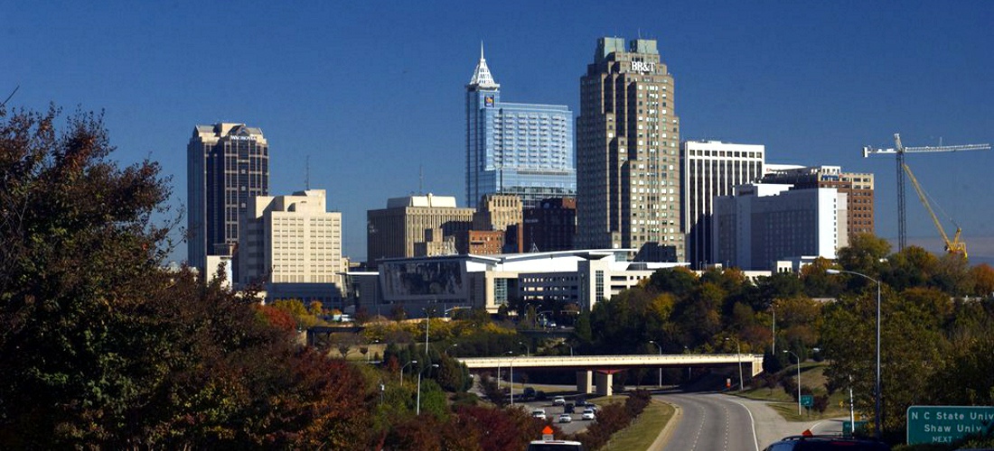 Raleigh North Carolina Skyline