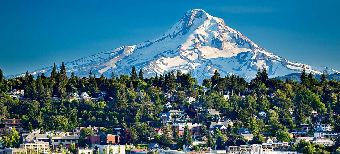 Mount Hood, called Wy'east by the Multnomah tribe, is a stratovolcano in the Cascade Volcanic Arc of northern Oregon. It was formed by a subduction zone on the Pacific coast and rests in the Pacific Northwest region of the United States.